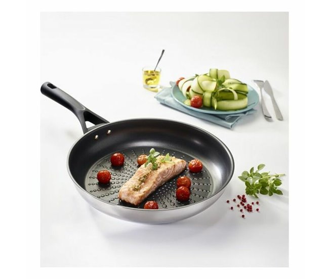 Sartén Antiadherente Expert Negro/ Inox