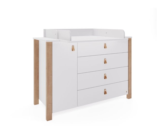 Cómodacon cambiador YappyÉtude 120 Blanco