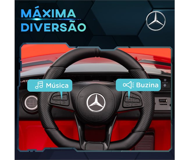 Coche Eléctrico Niños PP, Metal AIYAPLAY Rojo