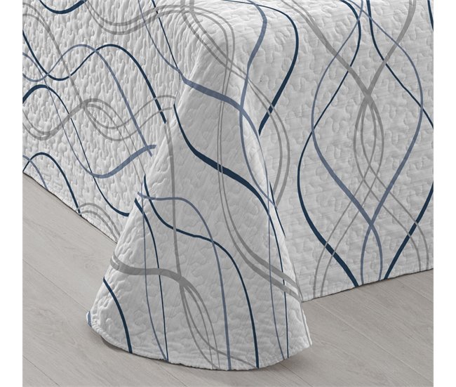 Colcha Bouti Estampada + Fundas Cojines Sortelha 