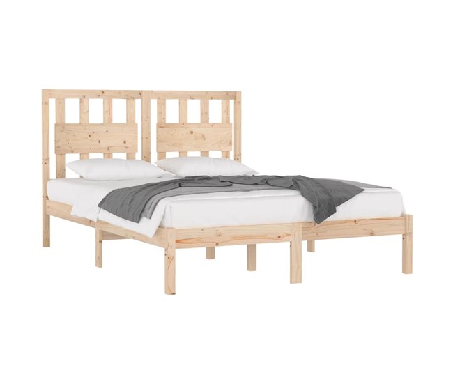 Estructura de cama 150x200 Marron Claro