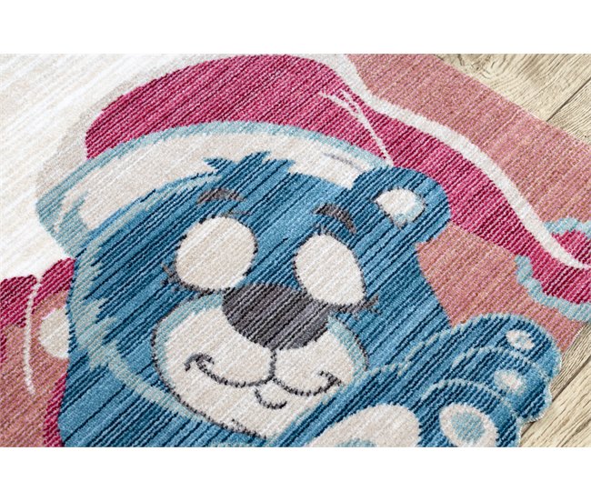 Alfombra infl TOYS 75323 oso de peluche para niños moderno Crema