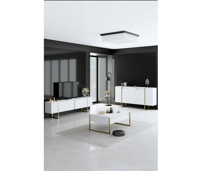 Aparador de salón Dgarzitt 160 Blanco