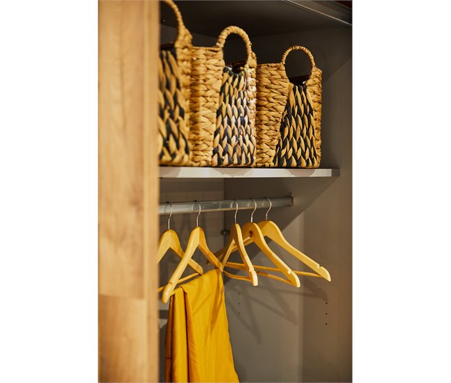 Set 8 perchas MADERA 44,5x12x23 cm Madera