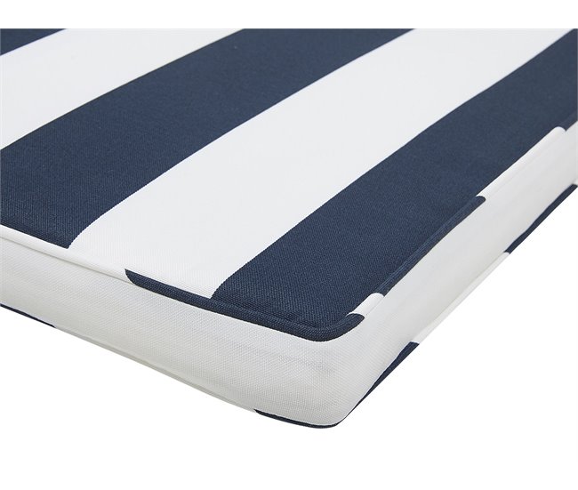 Beliani Silla de jardín SASSARI Azul Marino