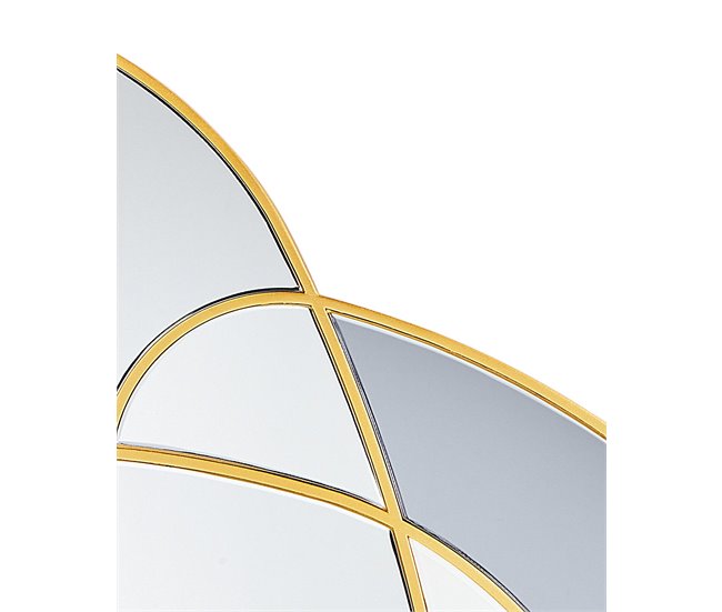 Beliani Espejo TAILLY 99x2 Dorado