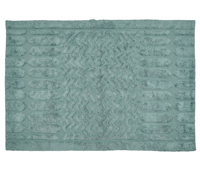 Beliani Alfombra de pelo corto SIRNAK 140x200 Verde