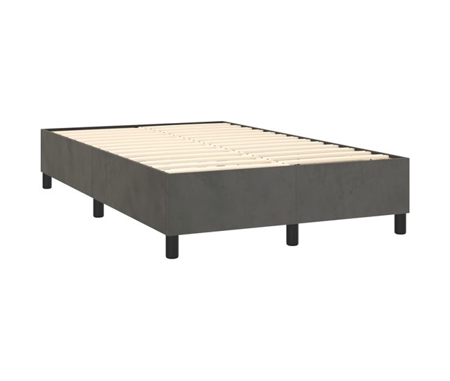 Cama box spring 120x200 Gris Oscuro