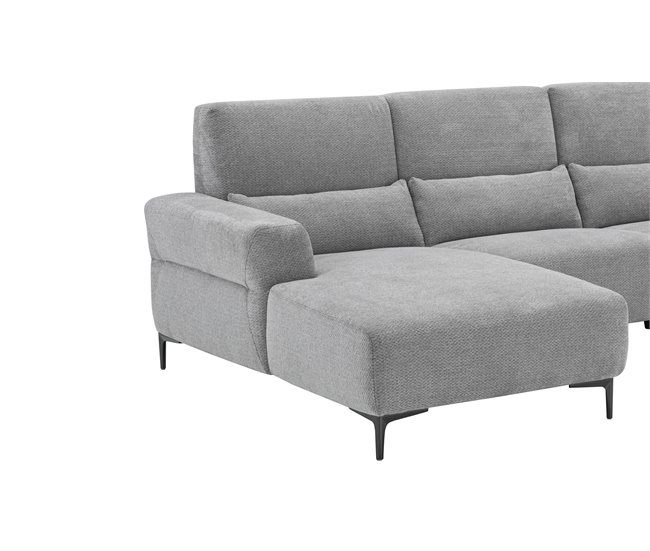 Chaise longue relax Eléctrica LEANIS Gris