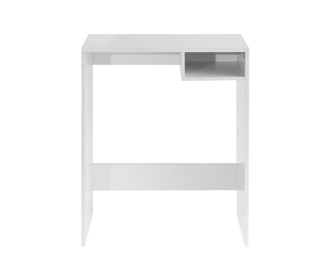 Escritorio LUPYN con 1 hueco blanco Blanco
