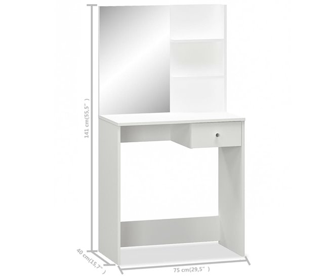 Tocador DREAM SPACE 75 Blanco