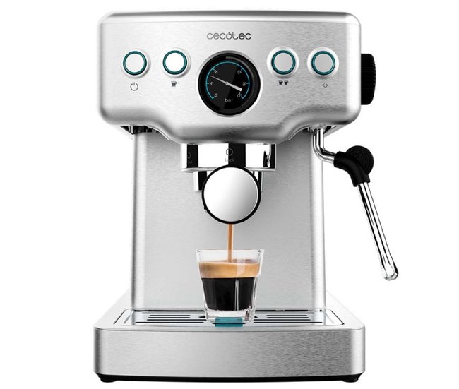 Cecotec Cafetera expressPower Espresso 20 Barista Mini Inox