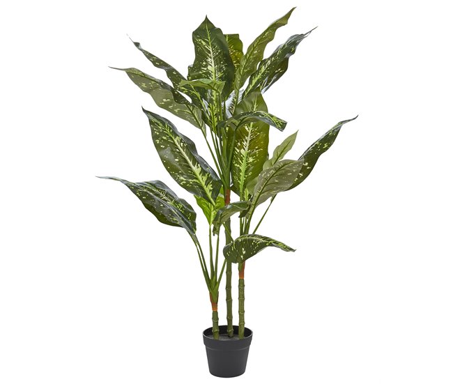 Beliani Planta artificial DIEFFENBACHIA Verde