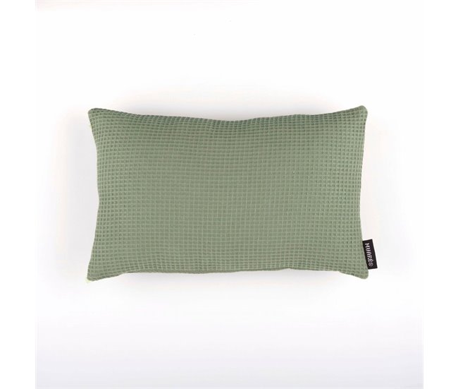 Funda de cojín Waffle Verde