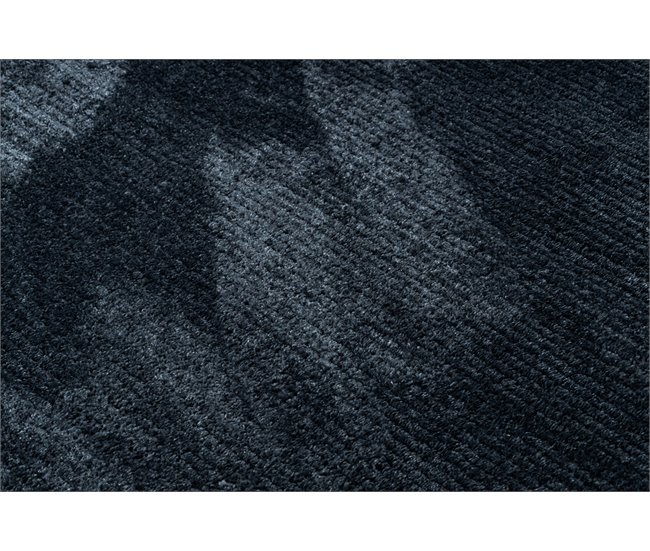Alfombra SEVILLA PC00B rayas Franjas Bereber marroquí Shaggy 140x190 Azul Marino