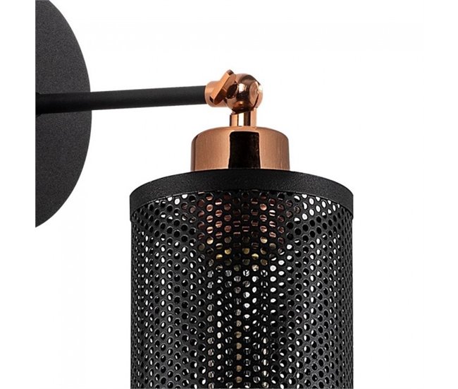 Aplique de pared Marismo Moderno Negro