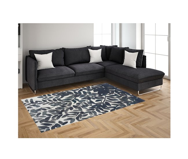Acomoda Textil – Alfombra Vinílica Hidráulica para Hogar. 120x180 Gris