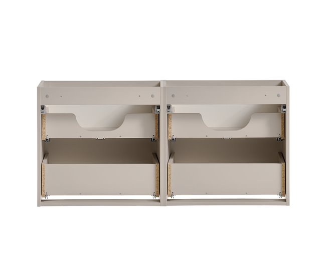Mueble bajo lavabo encimera Manoa 120 Beige