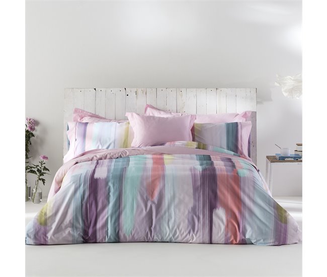 2 fundas de almohada LOANE Rosa