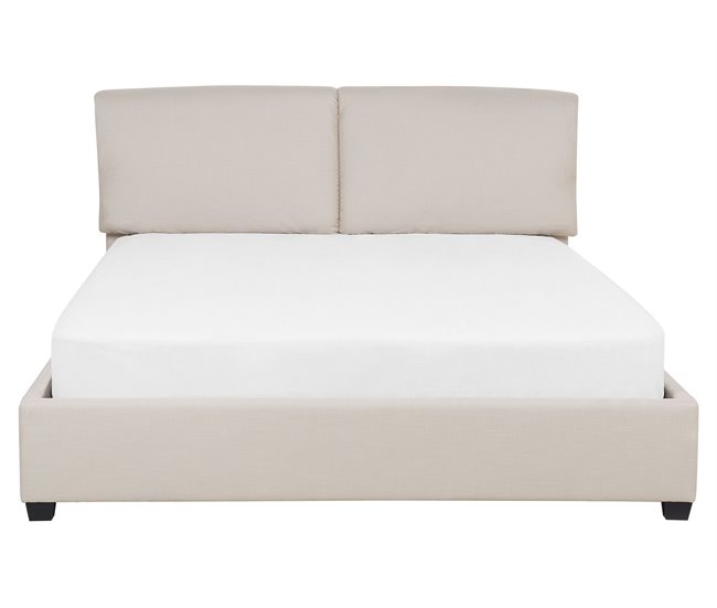 Beliani Cama con somier Poliéster BELFORT 171x212 Beige
