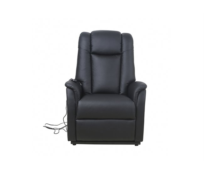 Sillón relax eléctrico piel sintética MAX Negro