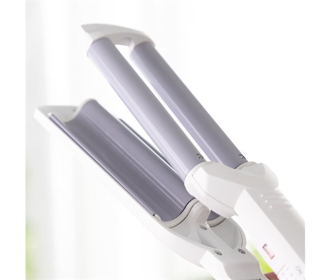 Plancha de Pelo Cerámica para Ondas Gris
