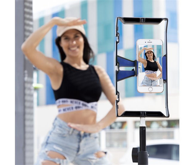 Soporte para Smartphone con Estabilizador Manual STAFECT Negro