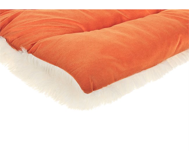 Beliani Cama para mascotas ERGANI Naranja