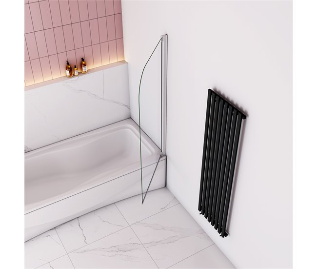Mampara de Bañera Abatible,Vidrio Templado 