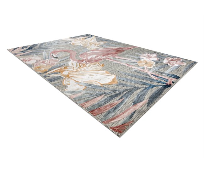 Alfombra Estructural BOTANIC 65263 flamenco 176x270 Multicolor