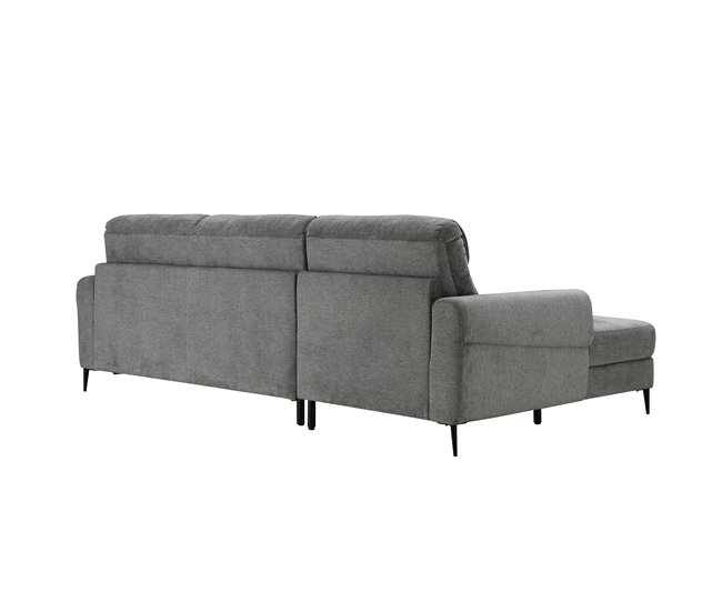 Chaise longue con cama ELIA Gris