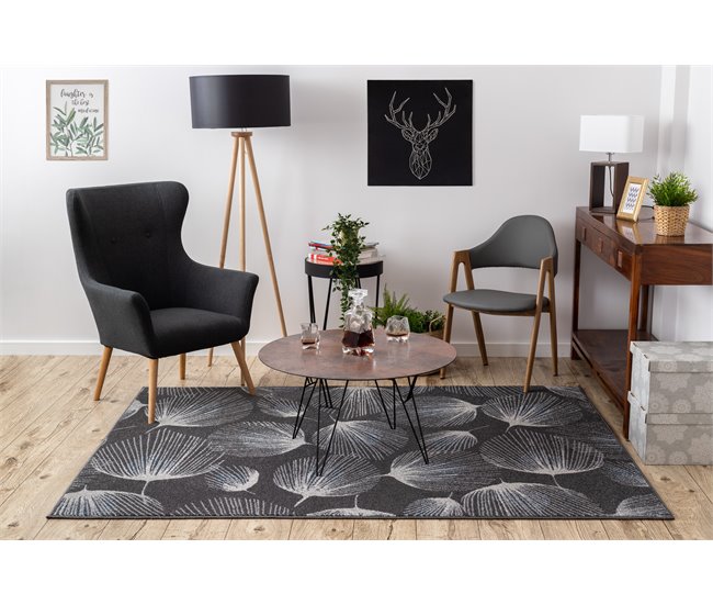 Alfombra HEOS 78545 Plumas 190x270 Antracita