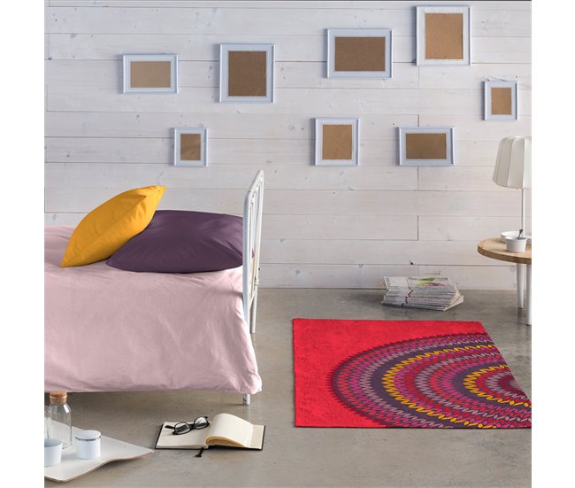 Alfombra decorativa RUSG&RUGS MANDALA 80x150 Multicolor