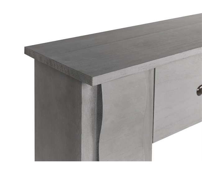Beliani Repisa de la chimenea MANDRE Gris