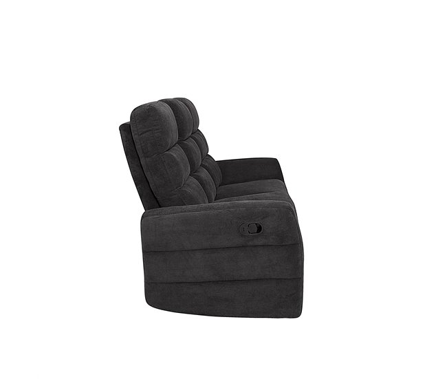 Sofá 3 plazas relax manual ZEUS color gris Gris