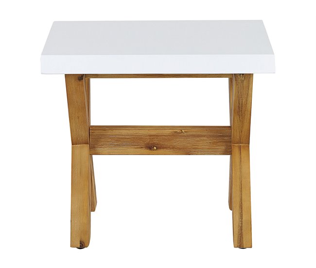 Beliani Conjunto de comedor OLBIA Blanco