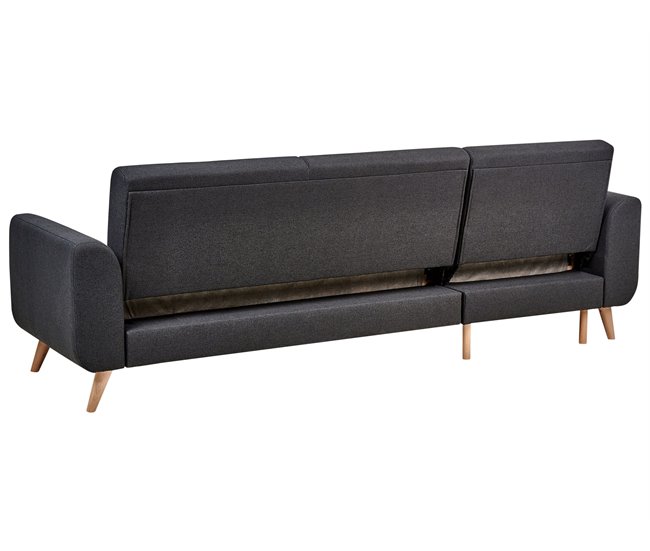 Beliani Sofá esquinero Poliéster OLLSTA Beige