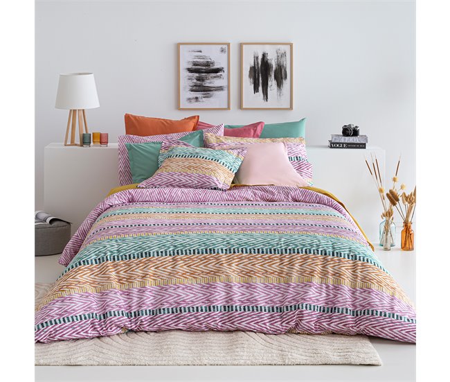 Funda nórdica reversible de algodón ADDISON 