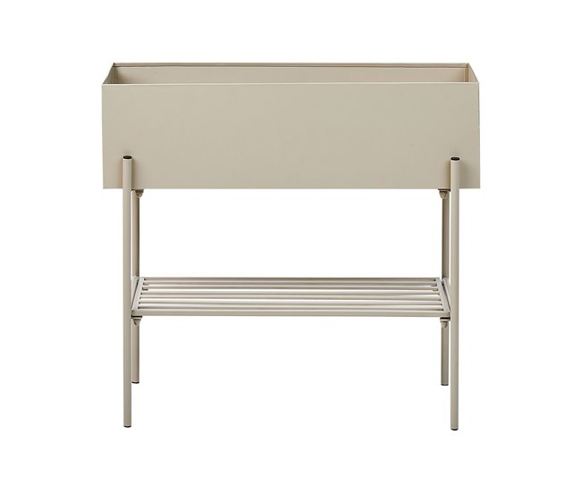 Beliani Maceta con patas VINCA Beige