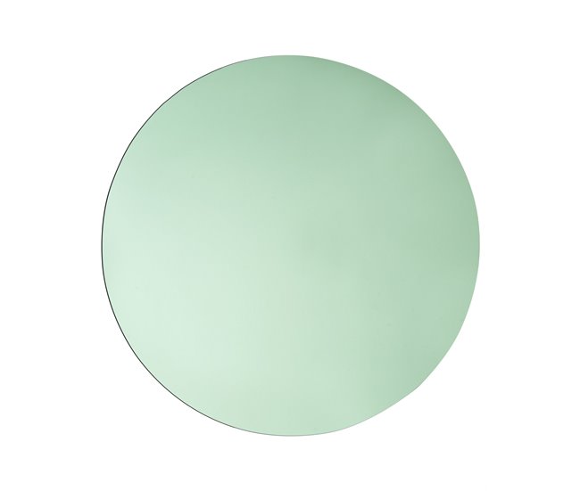 Beliani Espejo BOUCHON Verde