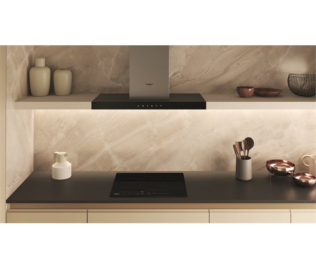 Placa flexinducción WHIRLPOOL WF S9860 CPNE 3 zonas 60cm negro Negro