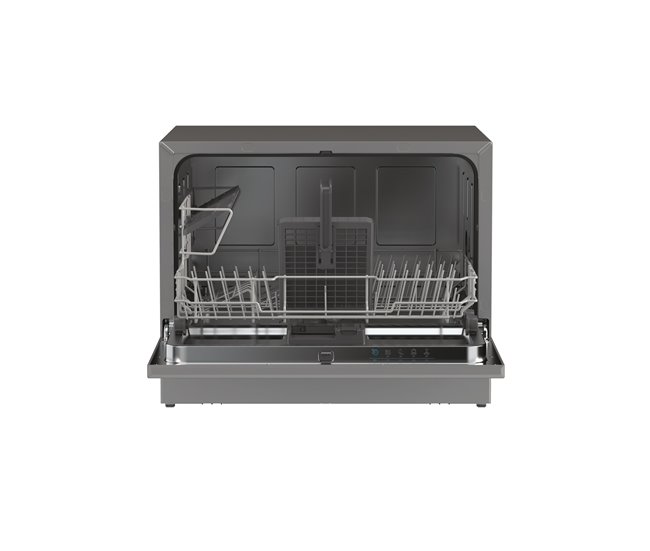 Lavavajillas compacto 55cm 6 Cubiertos Silver CANDY CP6E51LS Gris