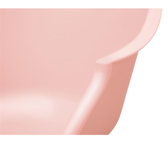 Beliani Silla mecedora HARMONY Rosa