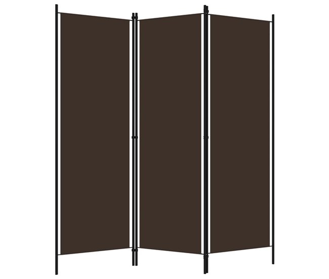 Biombo - Separador Divisor de 3 paneles Marron