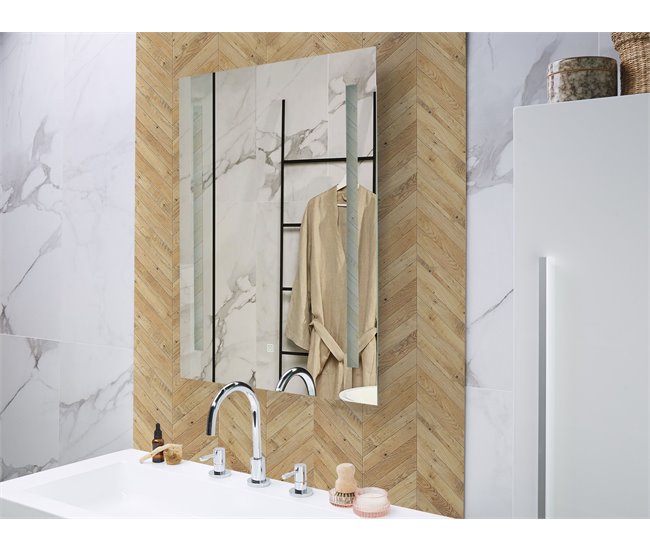 Beliani Espejo de baño MARTINET 70x4 Gris