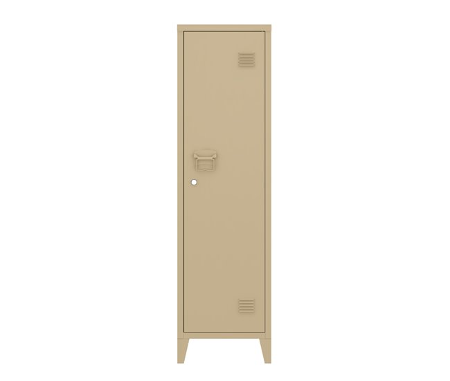 Casillero metálico Kurikka con 3 compartimientos acero Blanco