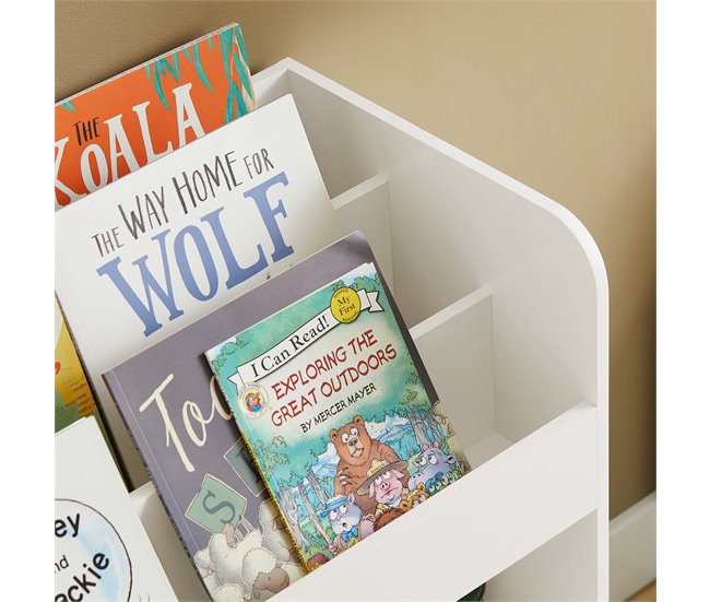 Estantería Infantil de Juguetes y Libros SoBuy KMB79-W Blanco