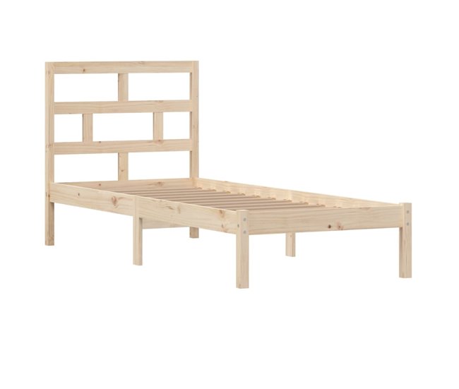Estructura de cama 75x190 Natural