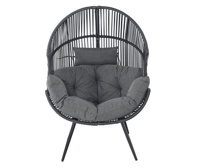 Sillón de jardín OCEAN color gris oscuro Gris Oscuro