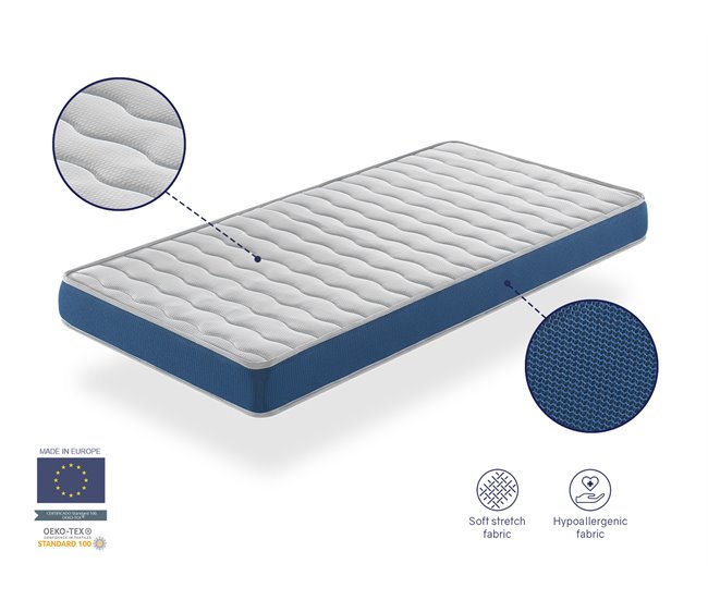 Colchón Cuna ONIX Espuma, Transpirable y Ergonómico 